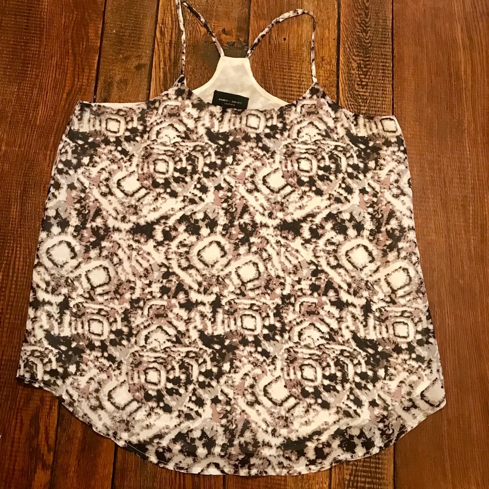 Romeo + Juliet Couture Size Small Lined Tank Top